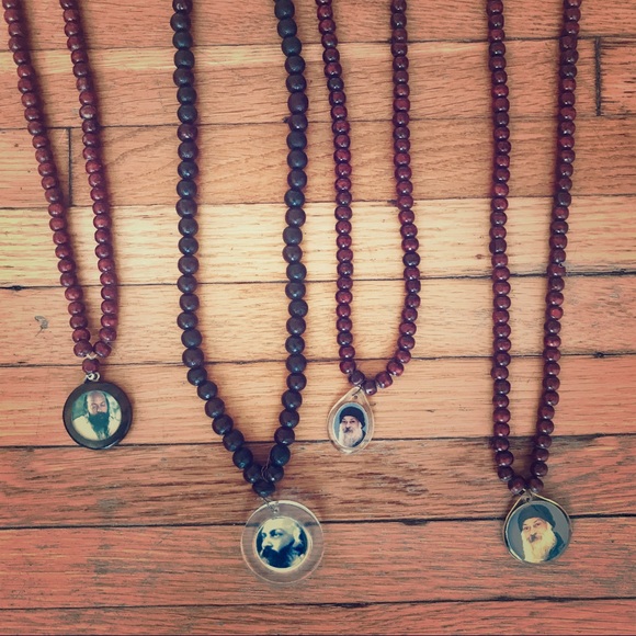 Boho bohemian Osho wild wild country Rajneesh Mala - Picture 1 of 6